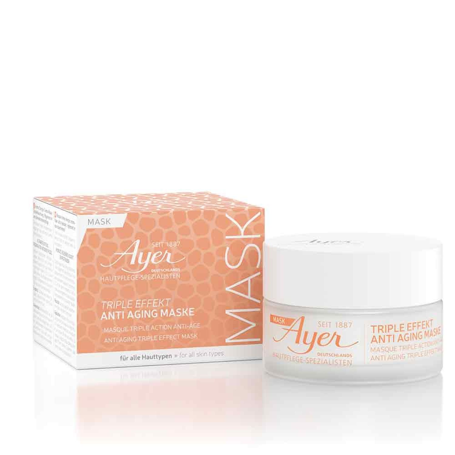 Ayer Maschera Viso Antietà Tripla Azione 50 ml