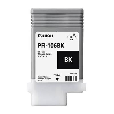 Canon PFI-106BK Black Ink Cartridge (130mL) 6621B001AA