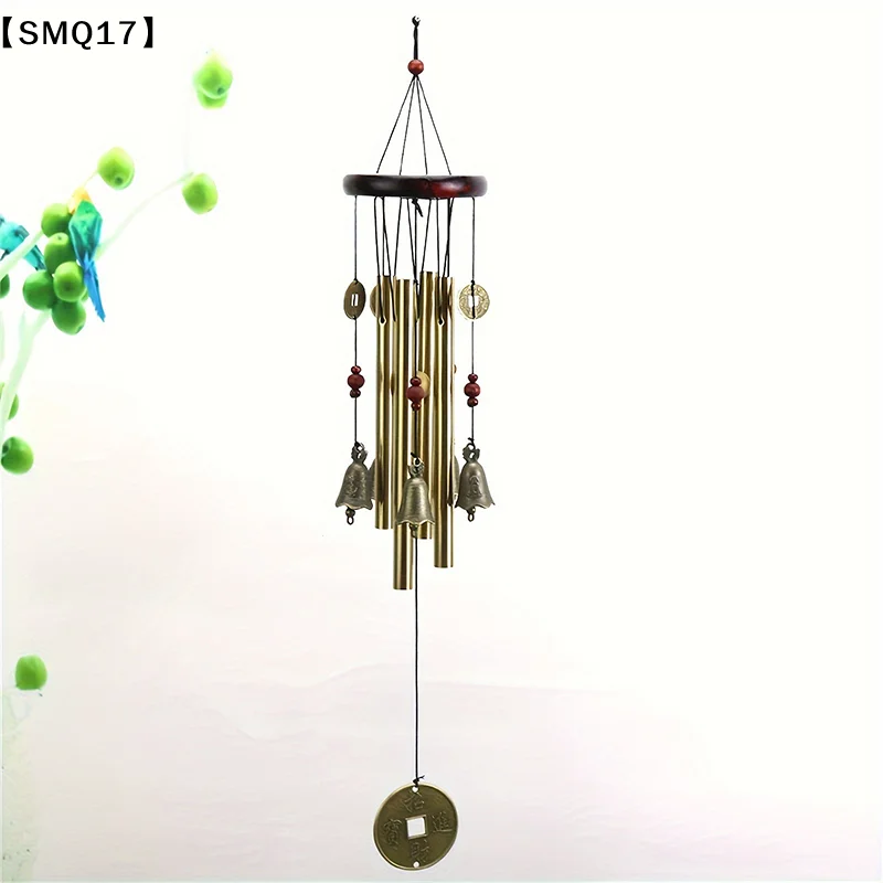Large Wind Chime Tubes Bells Metal Church Bell Outdoor Garden Home Garden Decor Hanging Wind Chime Symbol Of Good Luck【SMQ】