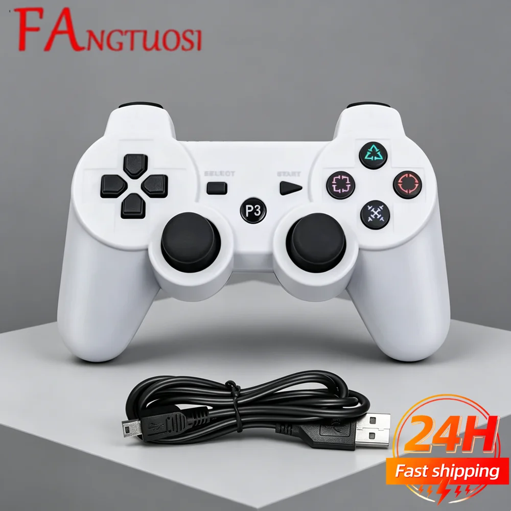 FANGTUOSI For PS3 Controller Support Bluetooth Gamepad for PlayStation 3 Joystick Wireless Console for SIXAXIS Controle