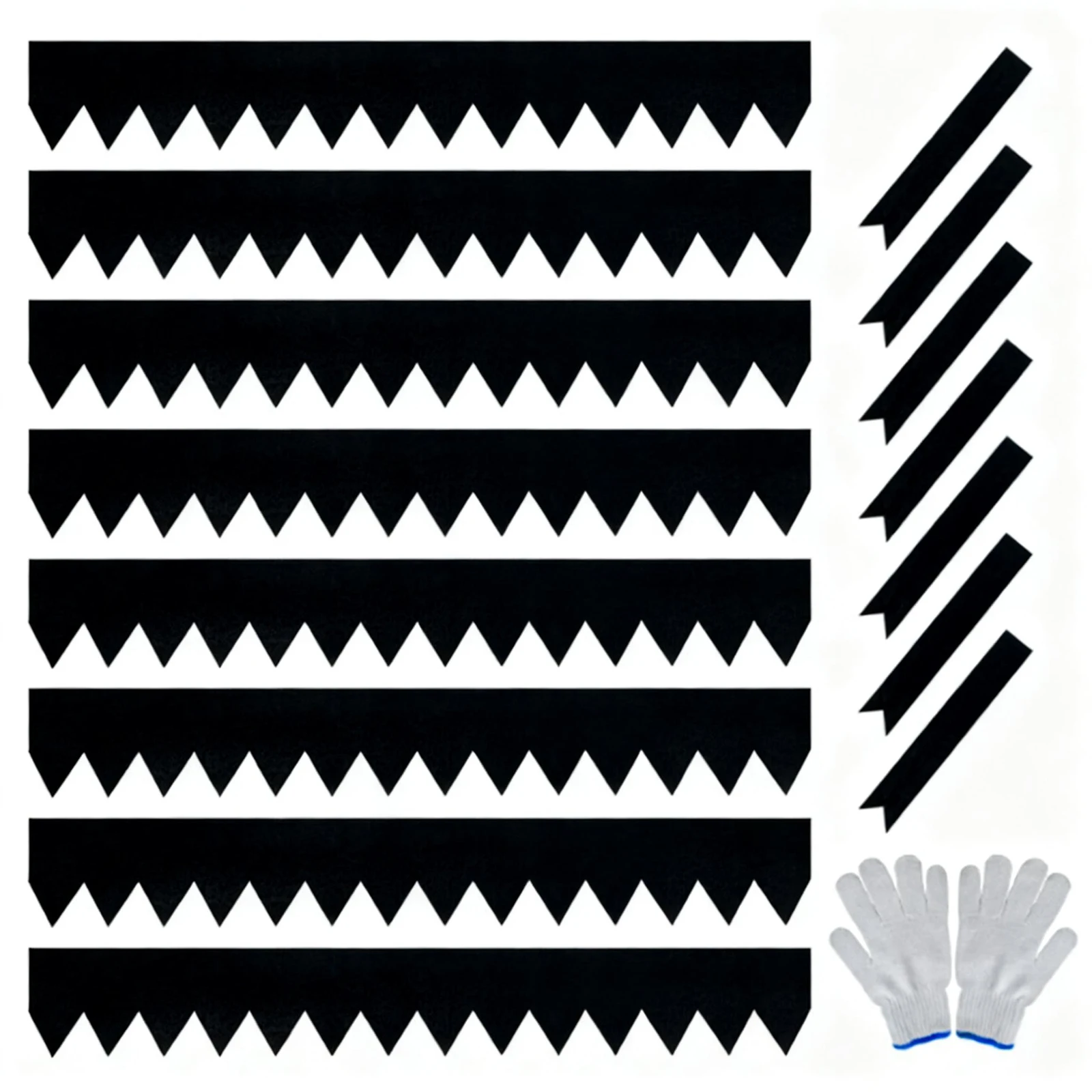 Bordure de jardin en acier galvanisé avec piquets, bordure paysagère métallique flexible pour allées de jardin et parterres de fleurs, bordure de pelouse antirouille pour aménagement de jardin