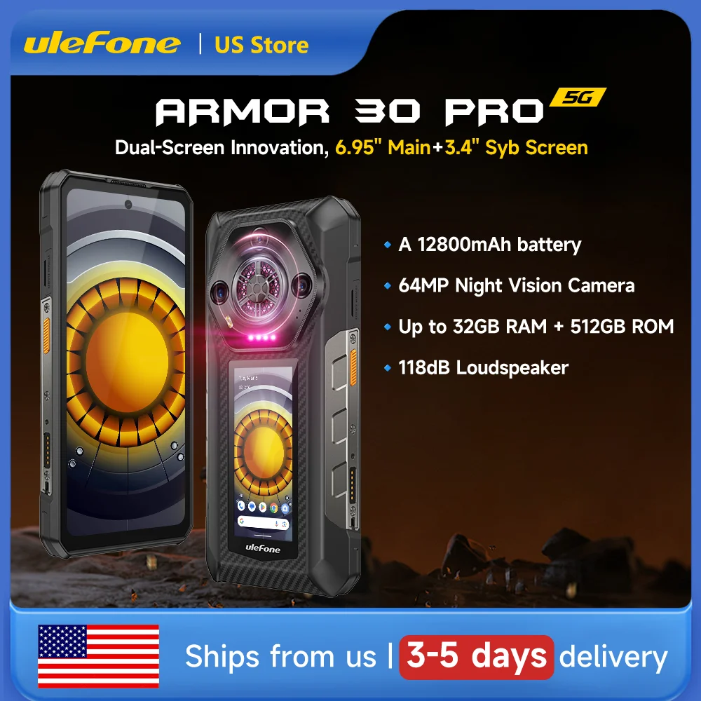 Ulefone Armor 30 Pro 5G Rugged Phone 6.9