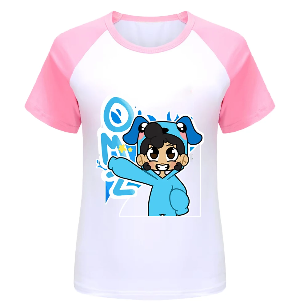 Omz Kids Clothes for Boy Child T Shirt Girls' Summer Clothes Tees Girl Outfits T-shirts for Boys Children's Clothing Anime T-shi
