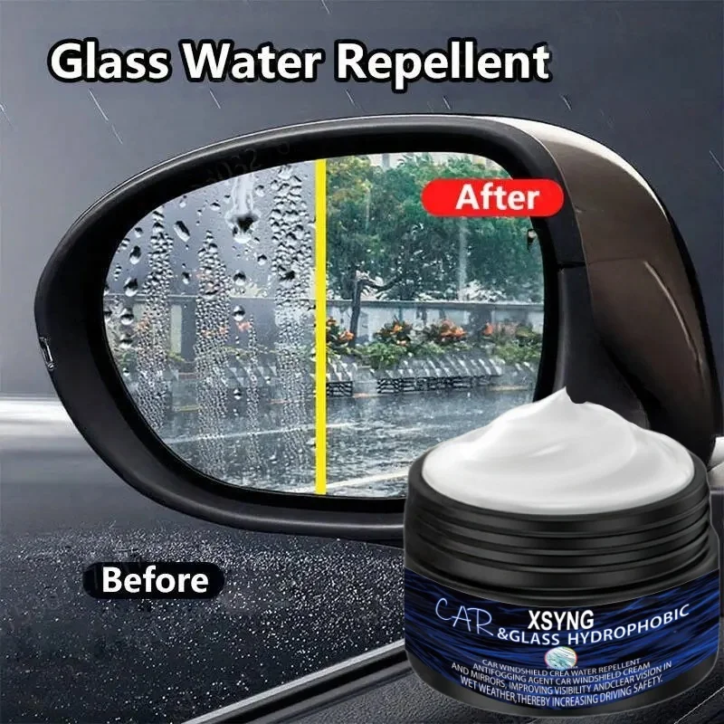 Automotive waterproof coating, automotive rainproof coating, glass hydrophobic and rainproof, automotive windshield mirror water