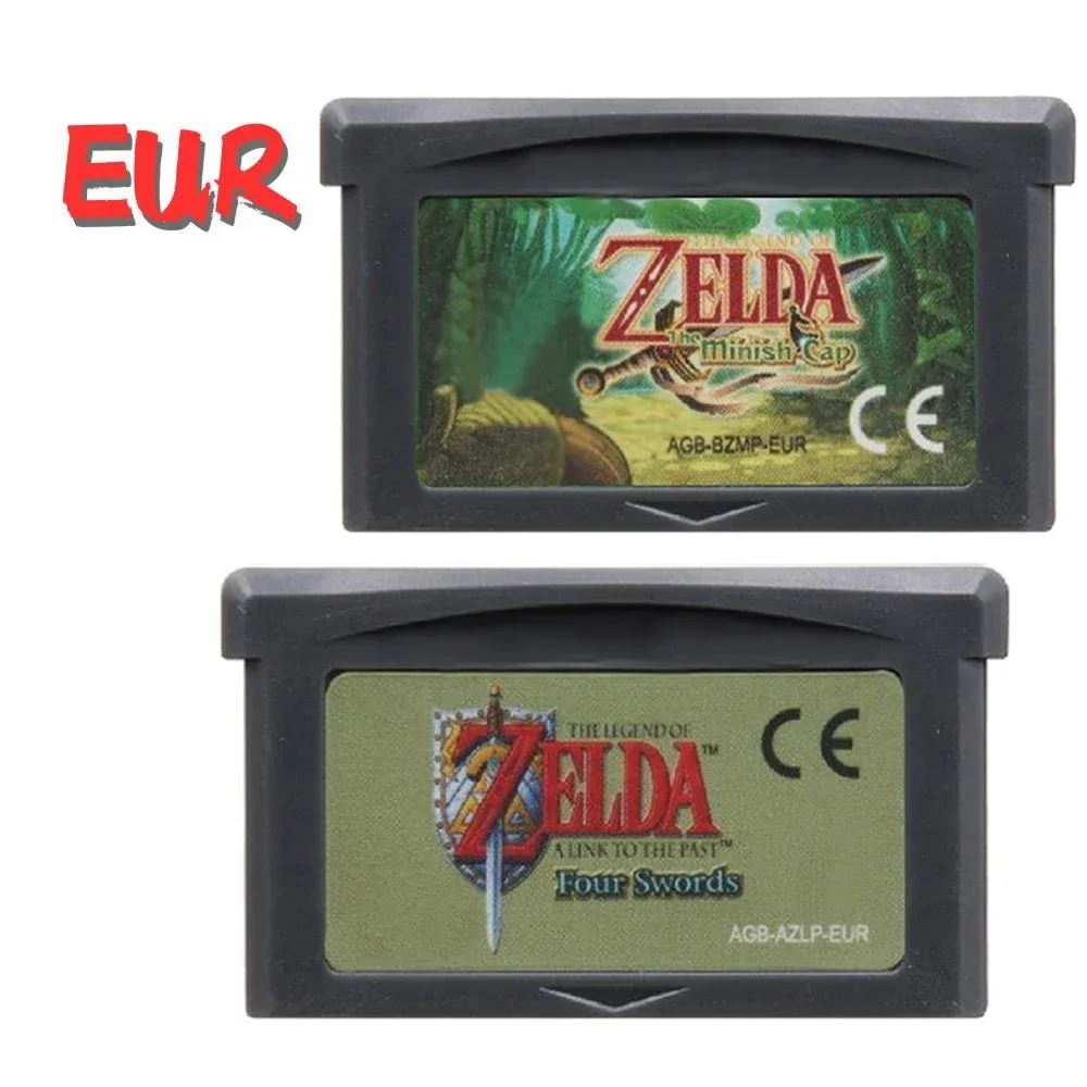 Classic GBA Game Card with 32-bit Video Game Console Game Card Link to Past Awakening DX Mini Hat