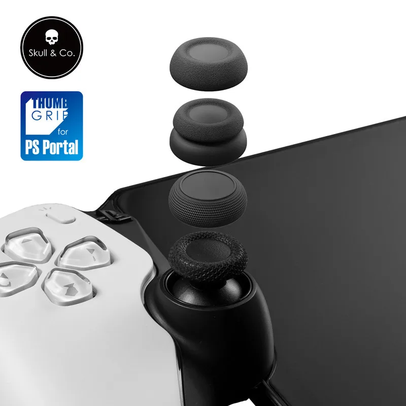 Skull & Co. Thumb Grips Joystick Cap Analog Stick Cover Cap for Playstation Portal / PS Portal Thumb Grips Thunmbstickers
