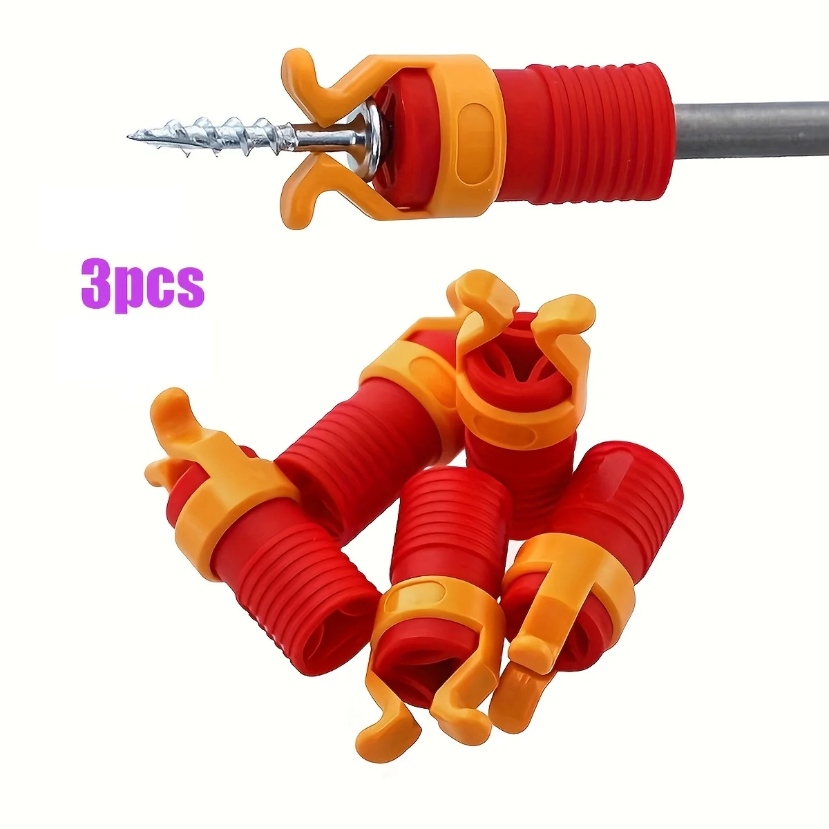 3PCS Universal Screwdriver Bit Holder Clamp Screw Fixator Woodworking Tool Screw Driving Tool Set for Home Improvement