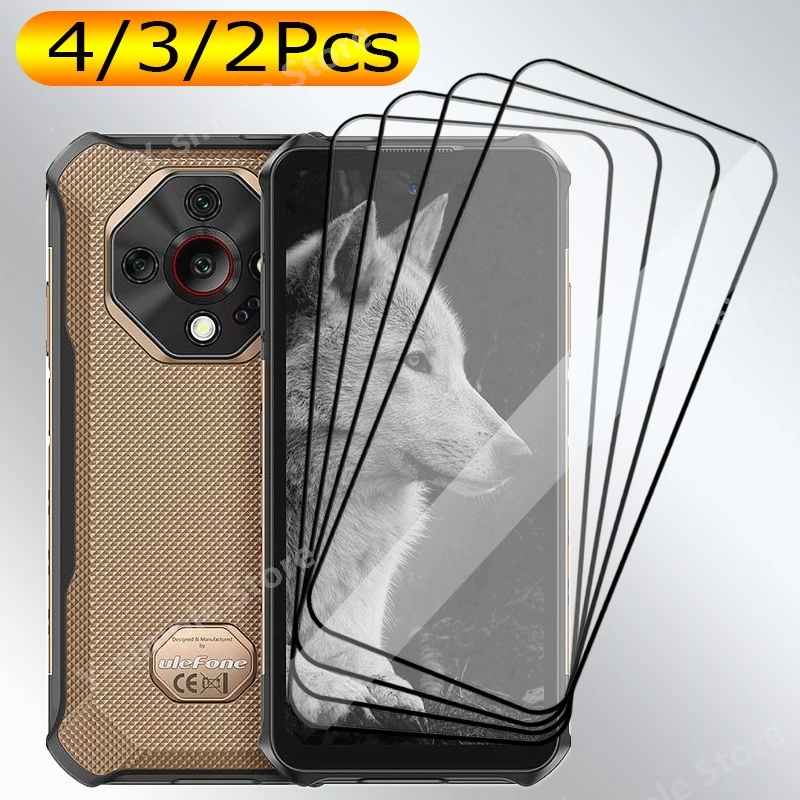 Smartphone Glass For Ulefone Armor X16 Pro Screen Protector 9H Armor X16 Tempered Glass Anti-Scratch Full Cover 4/3/2 Pcs