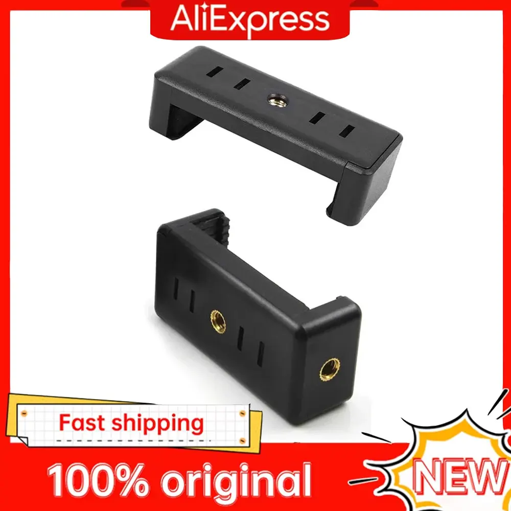 For Tripod Mobile Smart Phone Universal Accessories Stand Mount Tripod Stand Phone Clip 1/4 Inch Screw Hole Holder