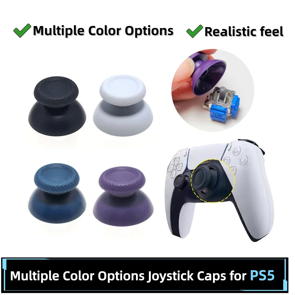 10/100PCS Replacement Joystick Caps for PS5 Controller Thumbsticks for DualSense PS5 3D Analog Stick Cap for Sony Playstation 5