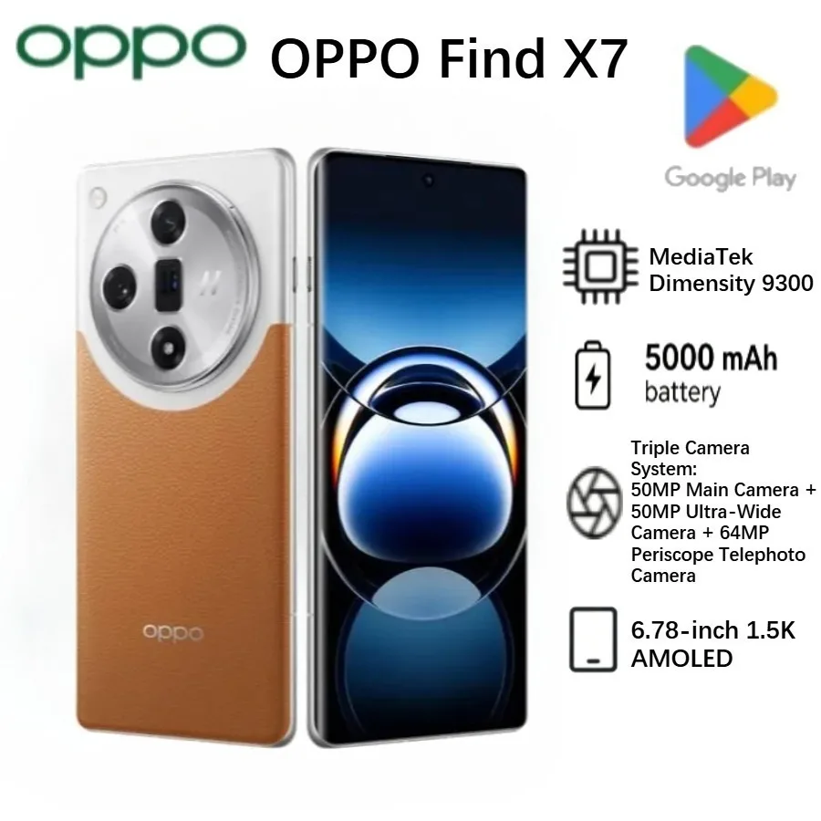 2026 new OPPO Find X7 Dual SIM 100W Fast Charging 8+256GB Storage Long Battery Life Global Version Smartphone