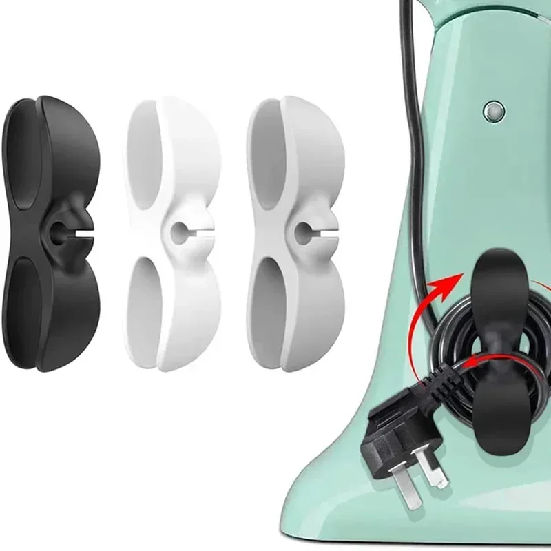 3-20PCS Cord Winder Organizer Cord Wrapper Cable Management Clip Holder for Air Fryer Coffee Machine Fixer for Kitchen Appliance