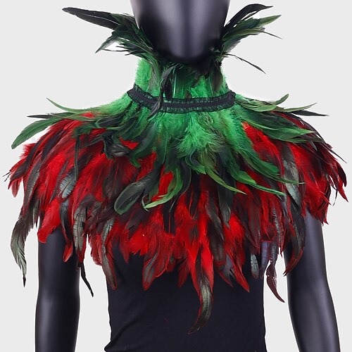 Accessoires de samba pour le carnaval de Rio 2026: jupe à plumes multicolores et noires pour femme, costume de danse des oiseaux à plusieurs niveaux, costume de spectacle pour festival brésilien