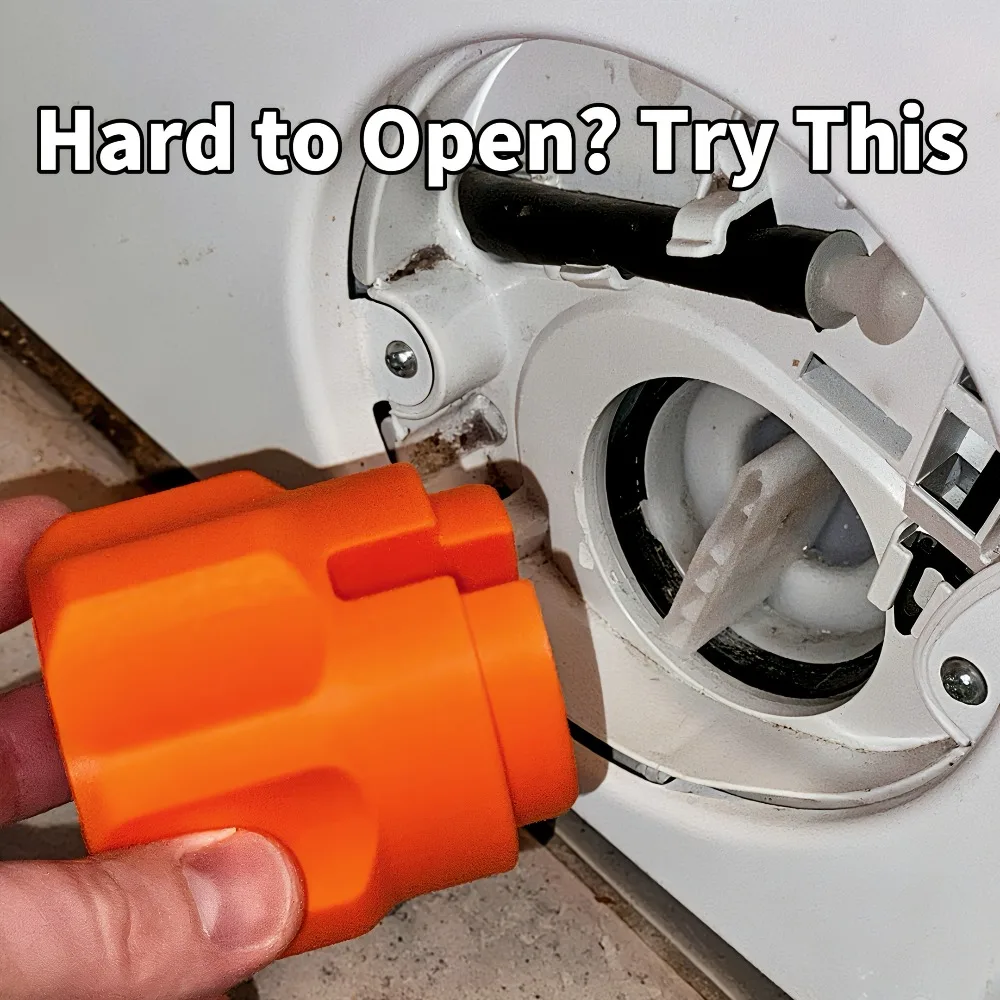 Washing Machine Drain Pump Filter Cover Opening Tool Easy Open Cover Wrench Ergonomic Grip Washing Machine Foreign Matter Filter