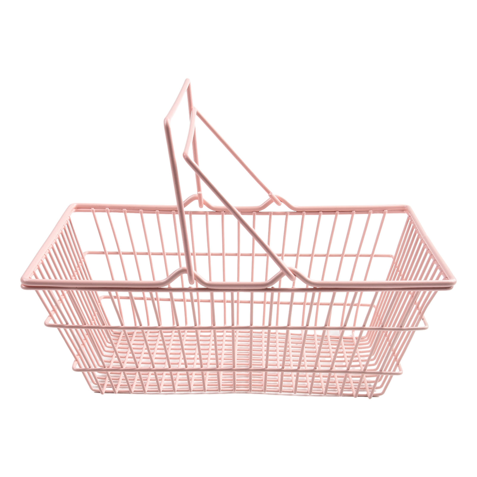Pink Mini Storage Basket Jewelry Organizer For Desktop Cosmetics And Small Items s