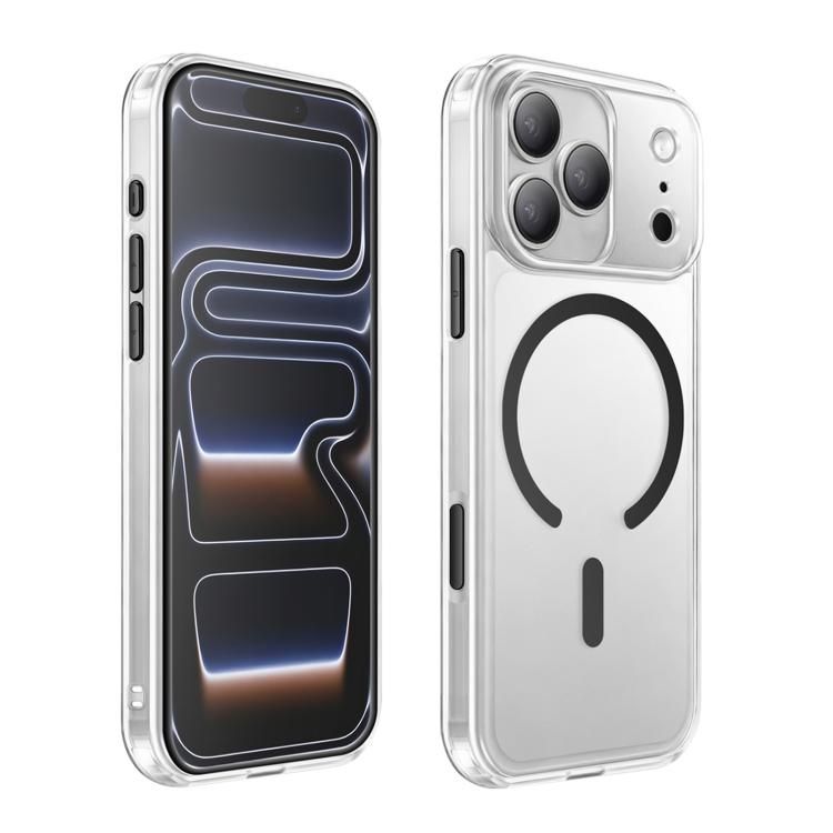 XDcase Magnetic IPhone 17 Pro Max Case Frosted Transparent Shockproof Phone Case For IPhone 17 Pro Max black