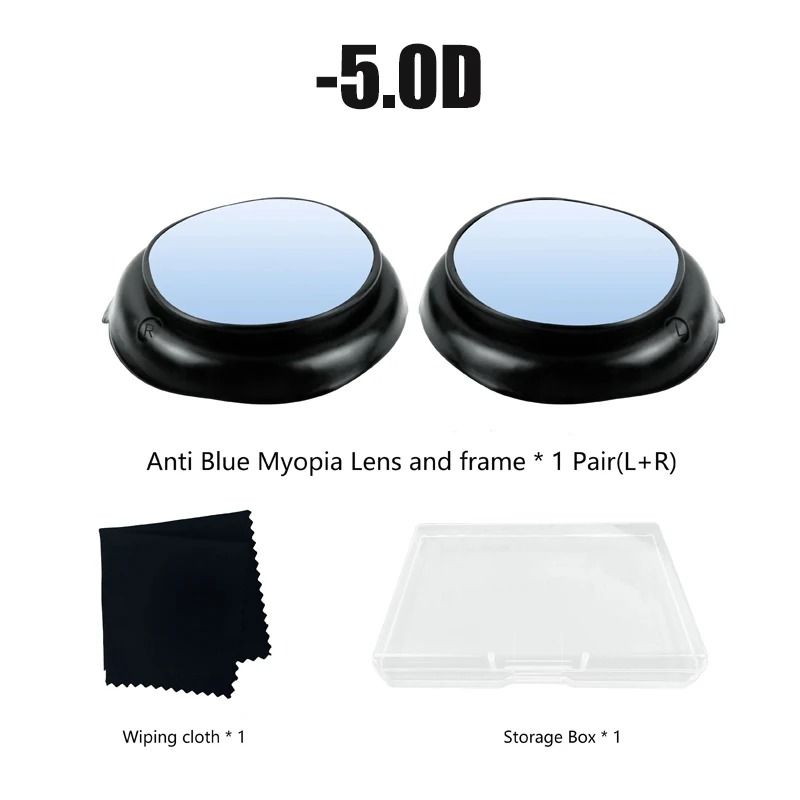 Magnetic Prescription Myopia And Anti Blue Light Quick Disassemble Lens Frames For Meta Quest 3 5.0d