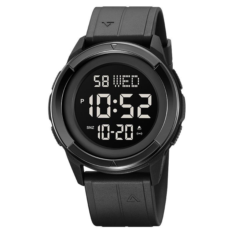 SKMEI 2047 Mens Waterproof Sports Digital Wrist Watch Multifunctional Watch black