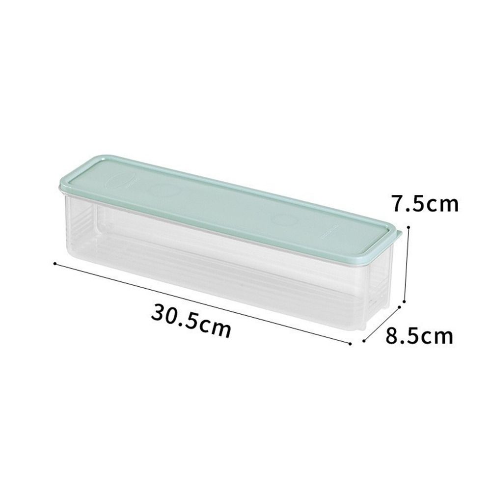Spaghetti Storage Container With Lid Clear Pasta Storage Container For Fresh Organized Pantries blue