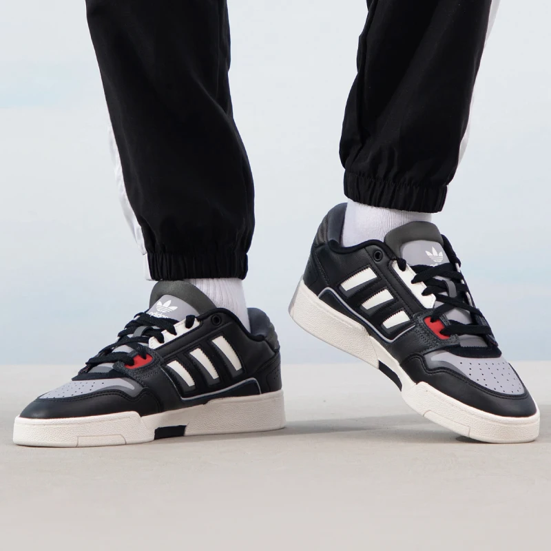 Adidas Originals Drop Step Low 2.0 Herren-Sportschuhe, dämpfende, bequeme, verschleißfeste Freizeitschuhe, leichte Low-Top-Sneaker Ig4333
