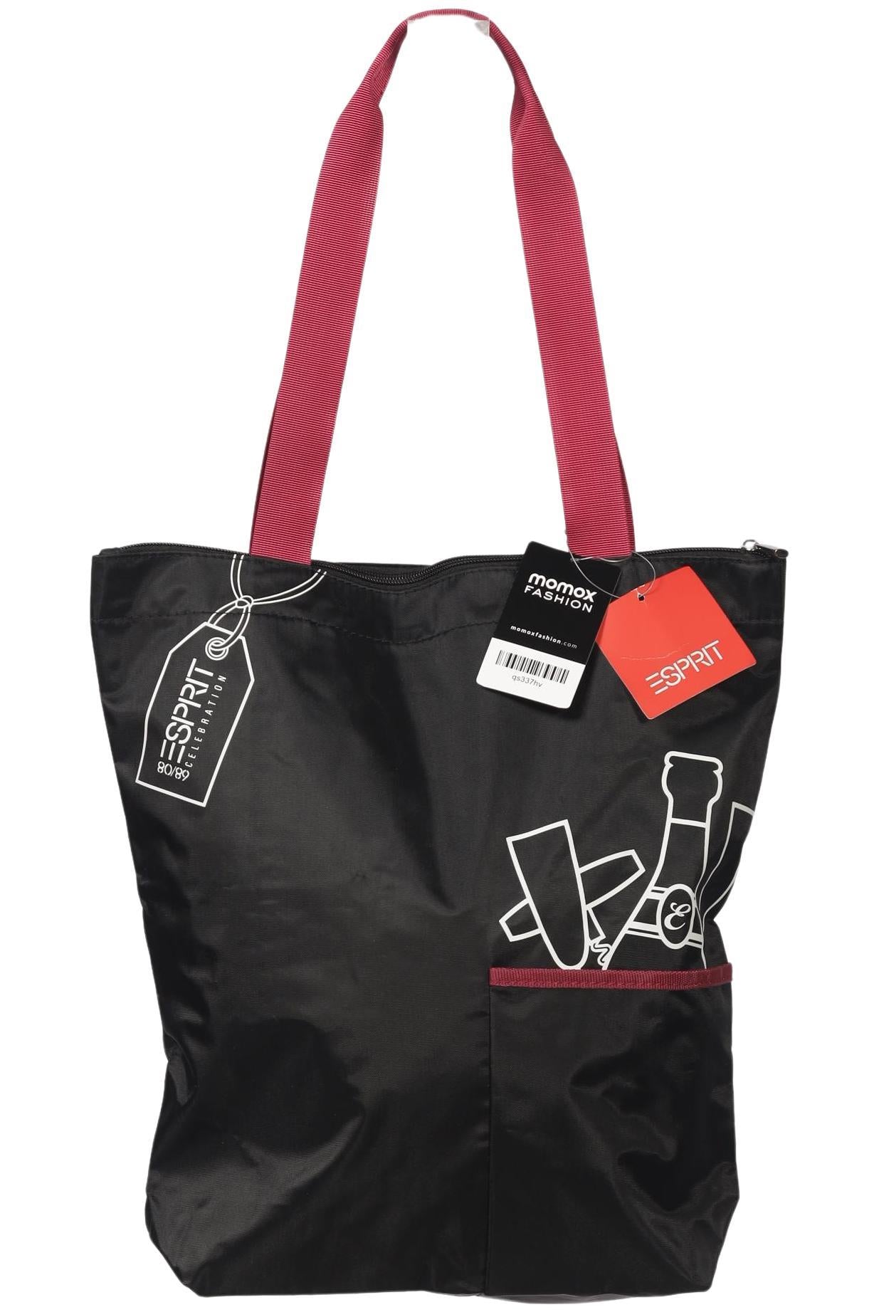Esprit Damen Handtasche gross, Gr. , Schwarz, Synthetik