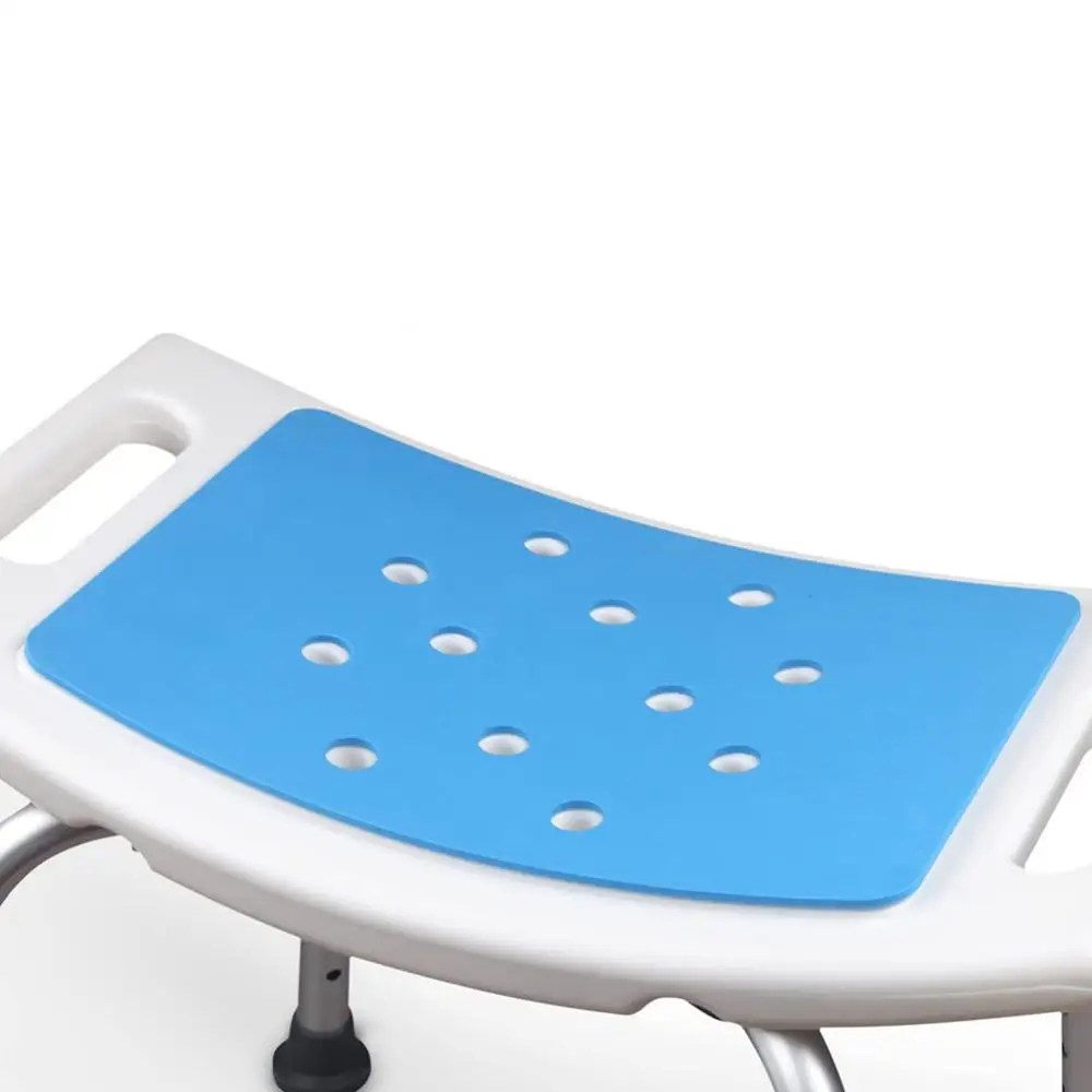 1 Stück Rutschfester Duschhocker, Badewannen-Sitzhilfe für Senioren mit Kissen, Sicherer Badezimmerstuhl zur Unterstützung beim Baden für Ältere H0020S