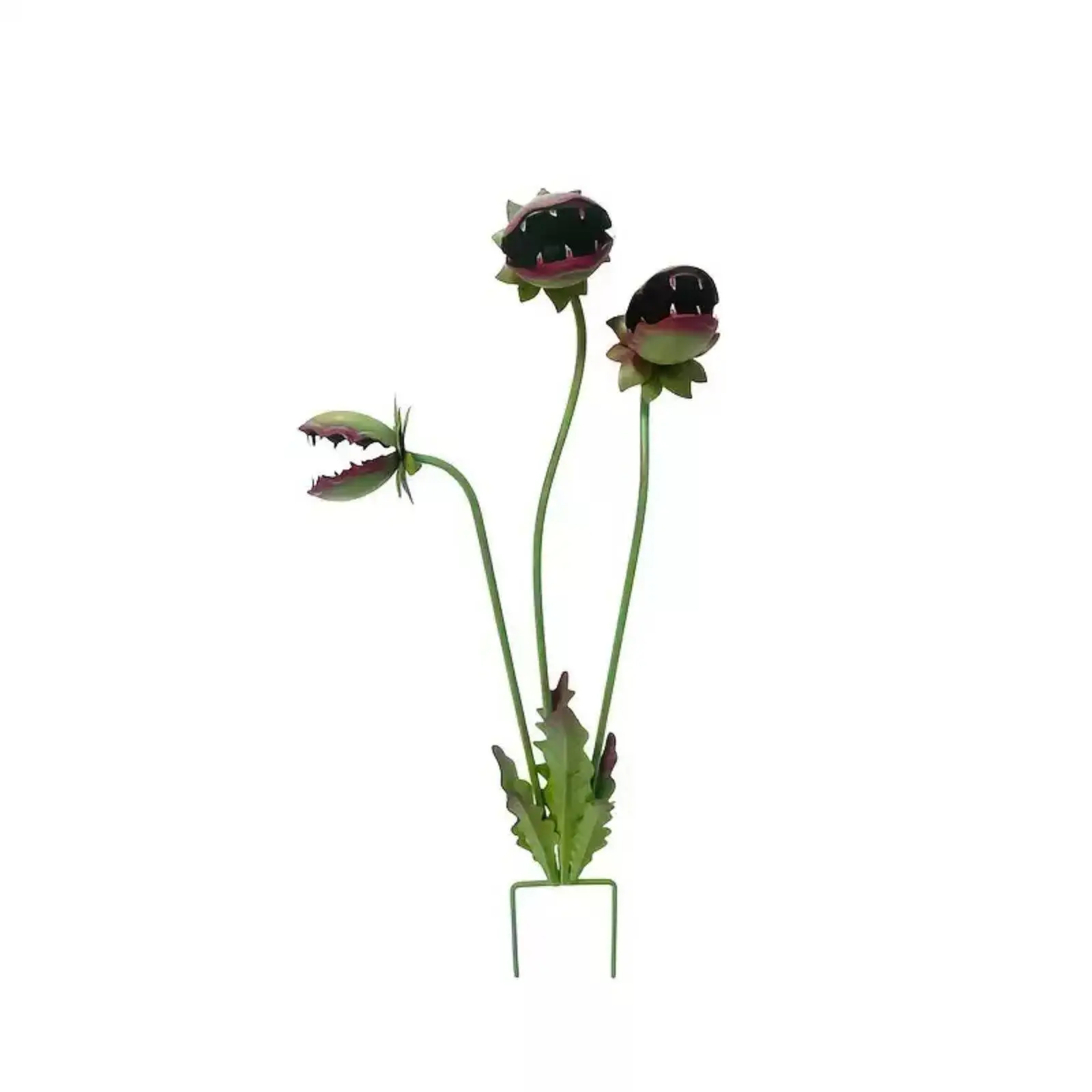 Sculpture de jardin en fer peinte pour l'extérieur, figurines décoratives, sculpture de jardin pour la décoration extérieure du jardin