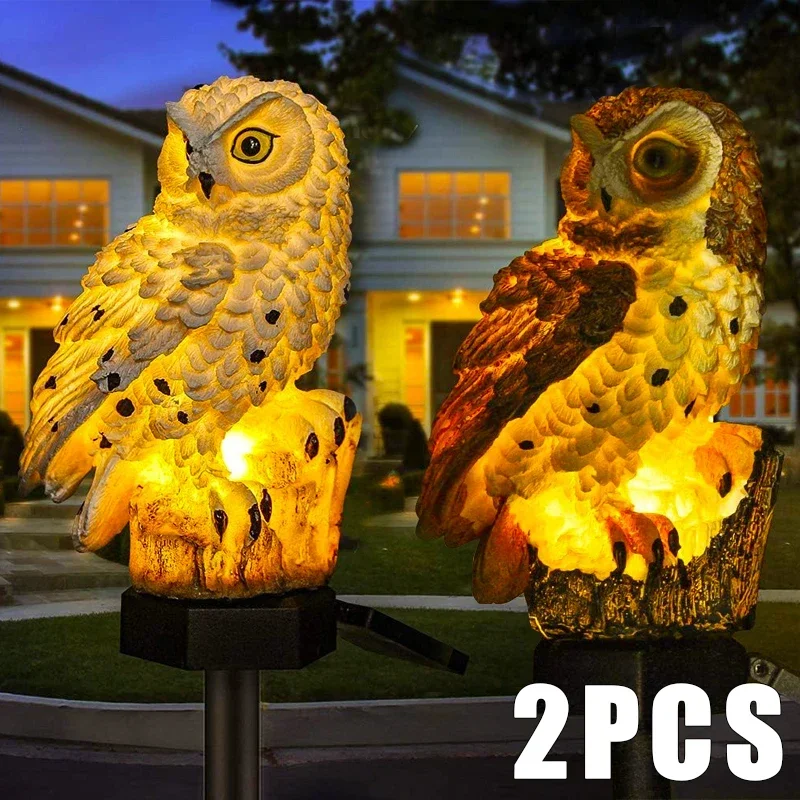 Solar Lampe Eule Tier Solar Garten Lichter Solar Powered Solar Led Licht Outdoor Garten Dekoration Lampe Wasserdichte Solar Lichter