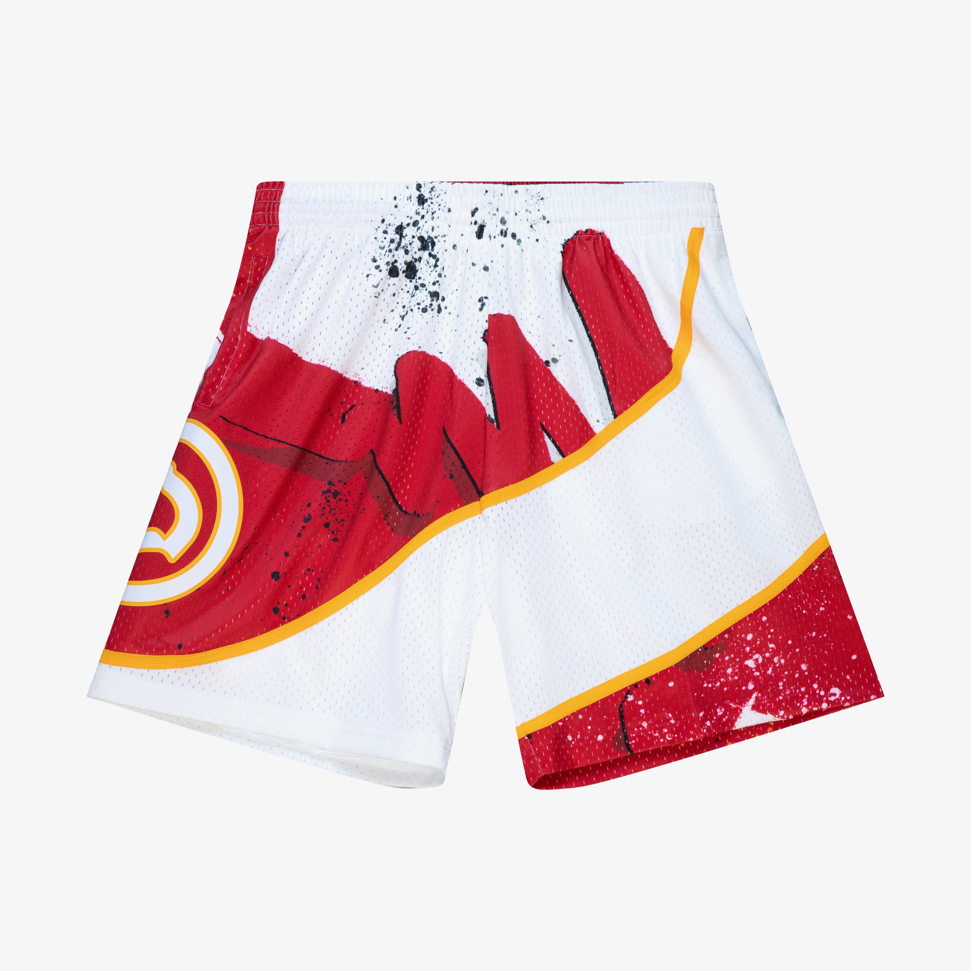 Short Swingman Mitchell & Ness 1986 Hyper Hoops des Atlanta Hawks - Blanc - Homme - Homme Taille: XL