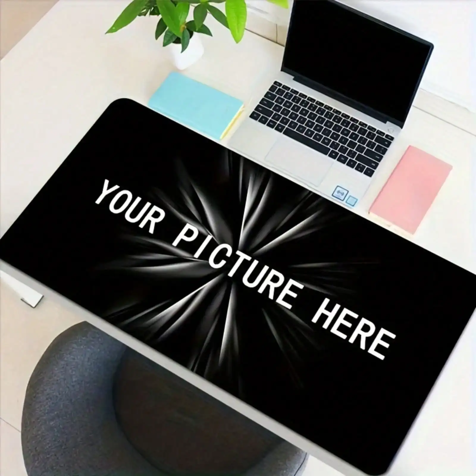 Personalisiertes Mauspad mit individuellem Foto, große Gaming-Mausmatte, individuelles Design, Büro-Computer-Schreibtisch-Deko, Geschenk
