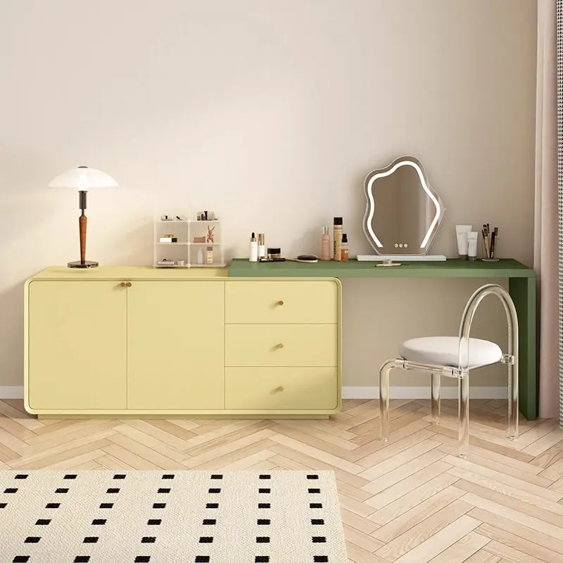 Dekorationen Aufbewahrung Schminktisch Europäischer Diamant-Lounges-Schminktisch Stehender Essentials Coiffeuse De Chambre Möbel