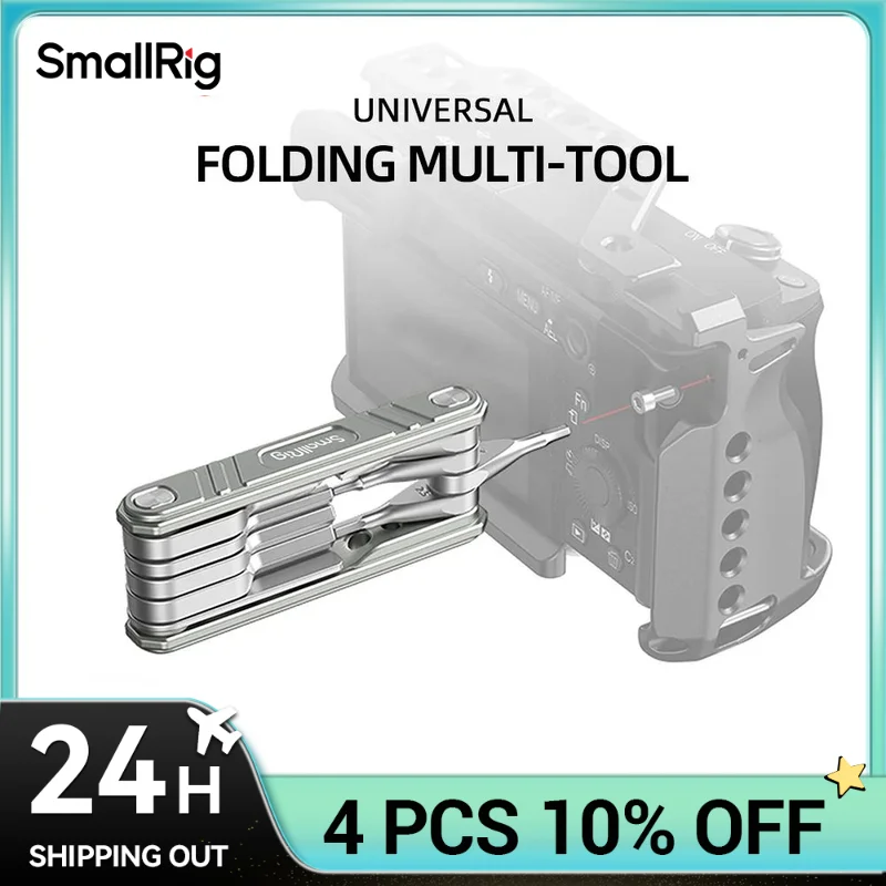 SMALLRIG Outil pliant universel multi-outils pour vidéolistes, ensemble d'outils avec neuf outils fonctionnels inclus Multi-outil pour appareil photo