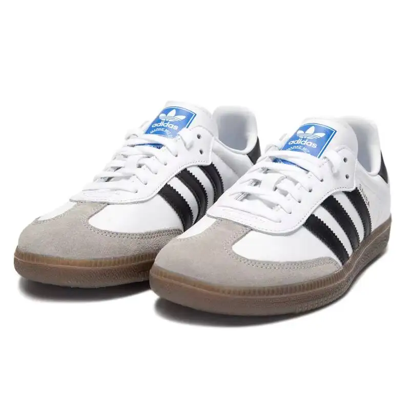 Samba Adidas Originals OG Herren-Sneaker aus Leder und Wildleder, Retro-Casual-Streetwear-Schuhe B75806
