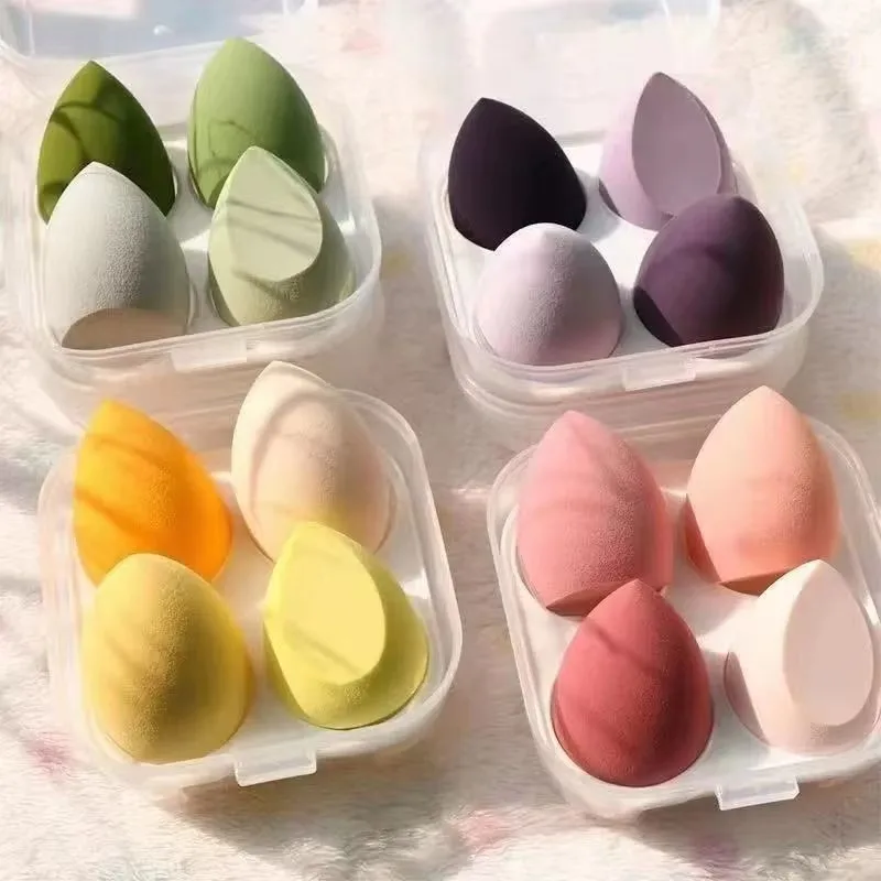 4/8/12 stücke Make-Up Schwamm Mixer Schönheit Ei Cosmetic Puff Foundation Schwämme Pulver Puffs Frauen Bilden Zubehör schönheit Werkzeuge
