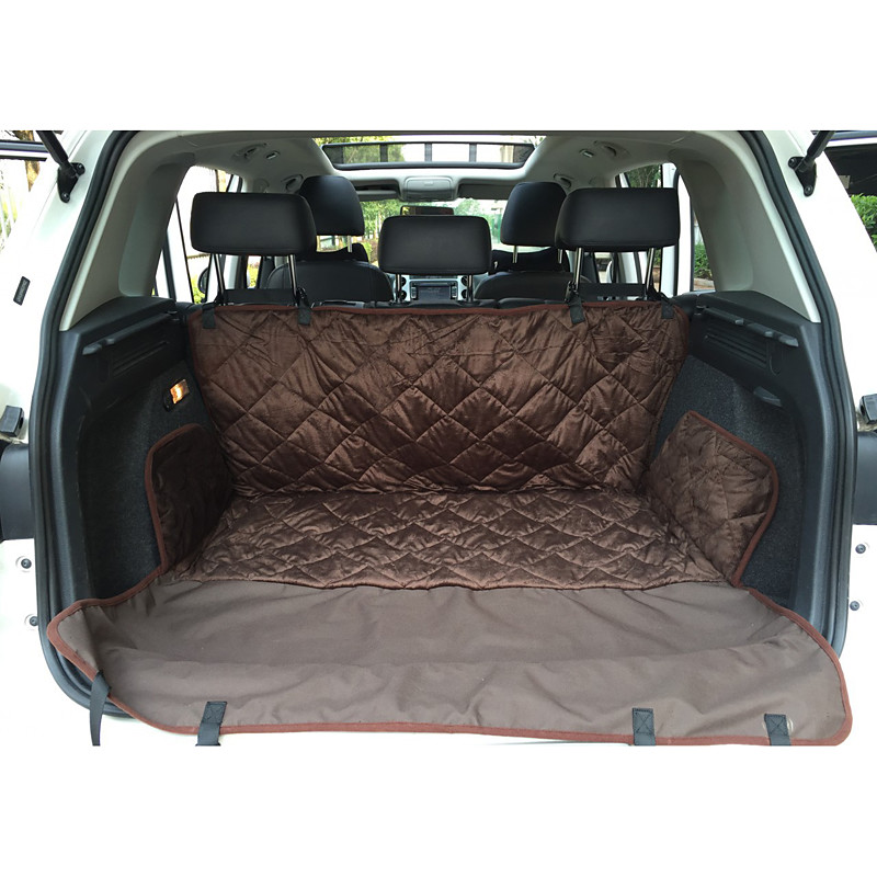 Dog Mattress Pad Car Seat Cover Bed Blankets Waterproof Foldable Textile Black Brown