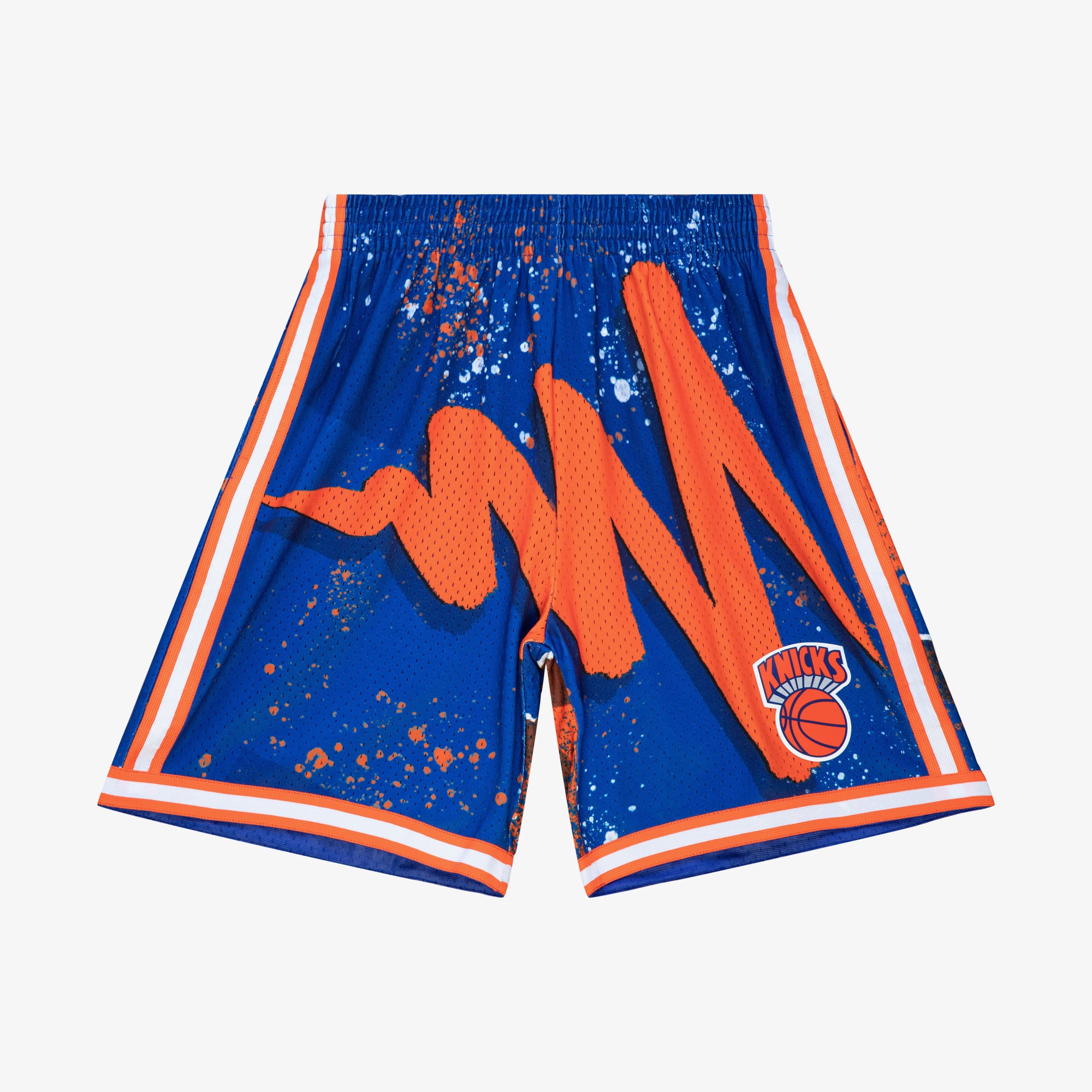 New York Knicks Mitchell & Ness 1991 Short Swingman Hyper Hoops – Bleu – Homme - Homme Taille: M