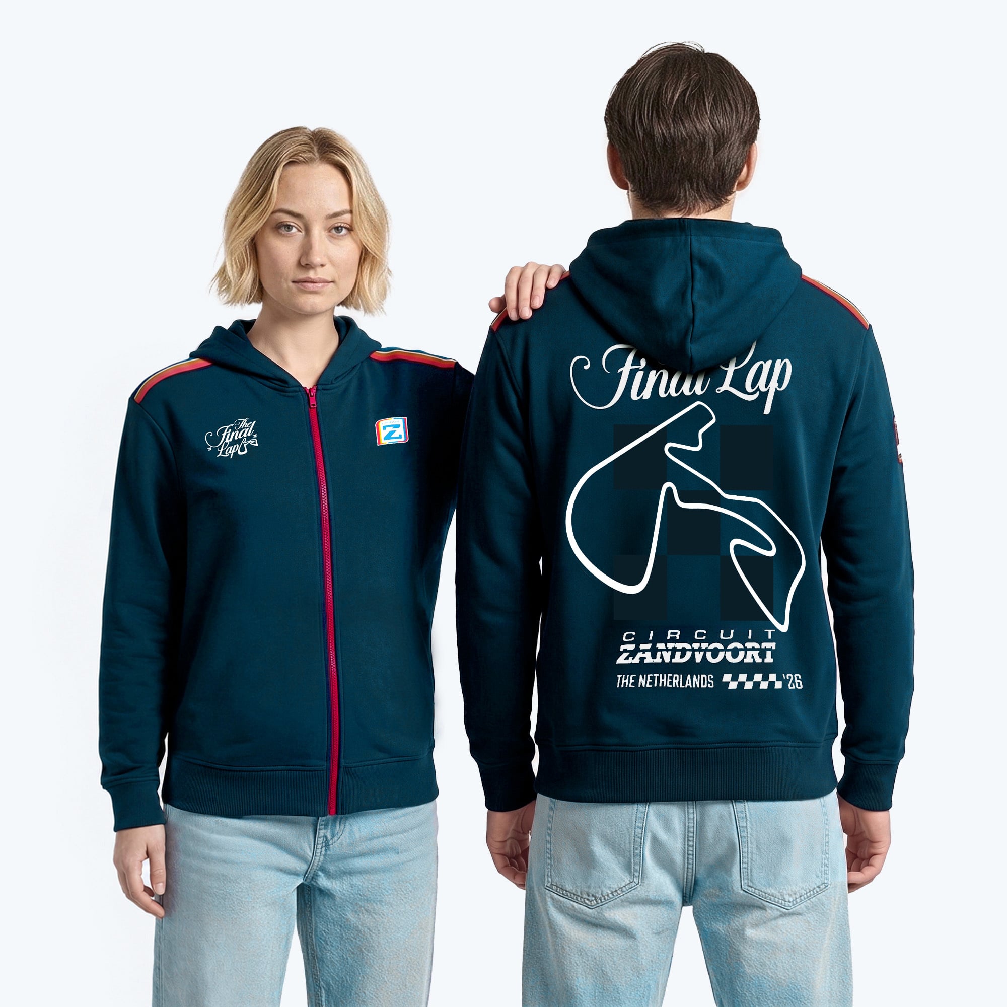 Sweat à capuche Max Verstappen x Circuit Zandvoort Final Lap Graphique - Unisexe - unisexe Taille: XS