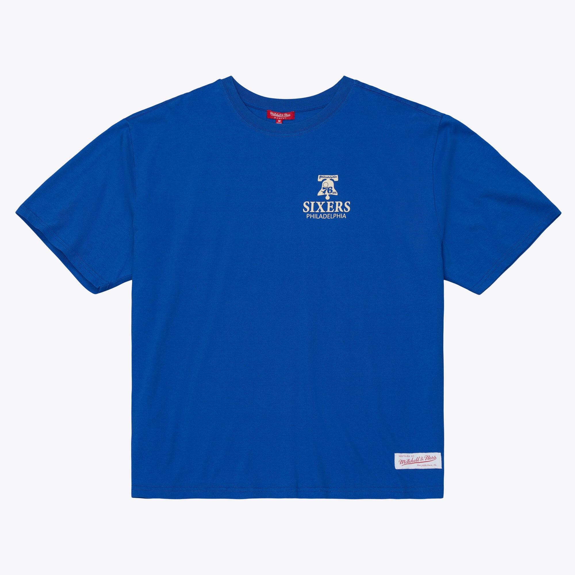 Mitchell & Ness Royal Philadelphia 76ers Core Essential Damen-T-Shirt