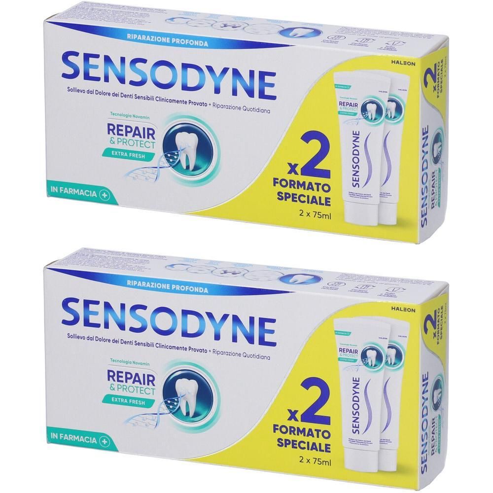 Sensodyne Repair & Protect Extra Fresh Dentifricio 2x2x75 ml