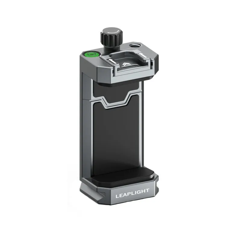 Smartphone Tripod Mount Aluminum Metal Universal Smart Phone Clamp Tripod Adapter Holder Clip for iPhone Xiaomi Huawei Samsung