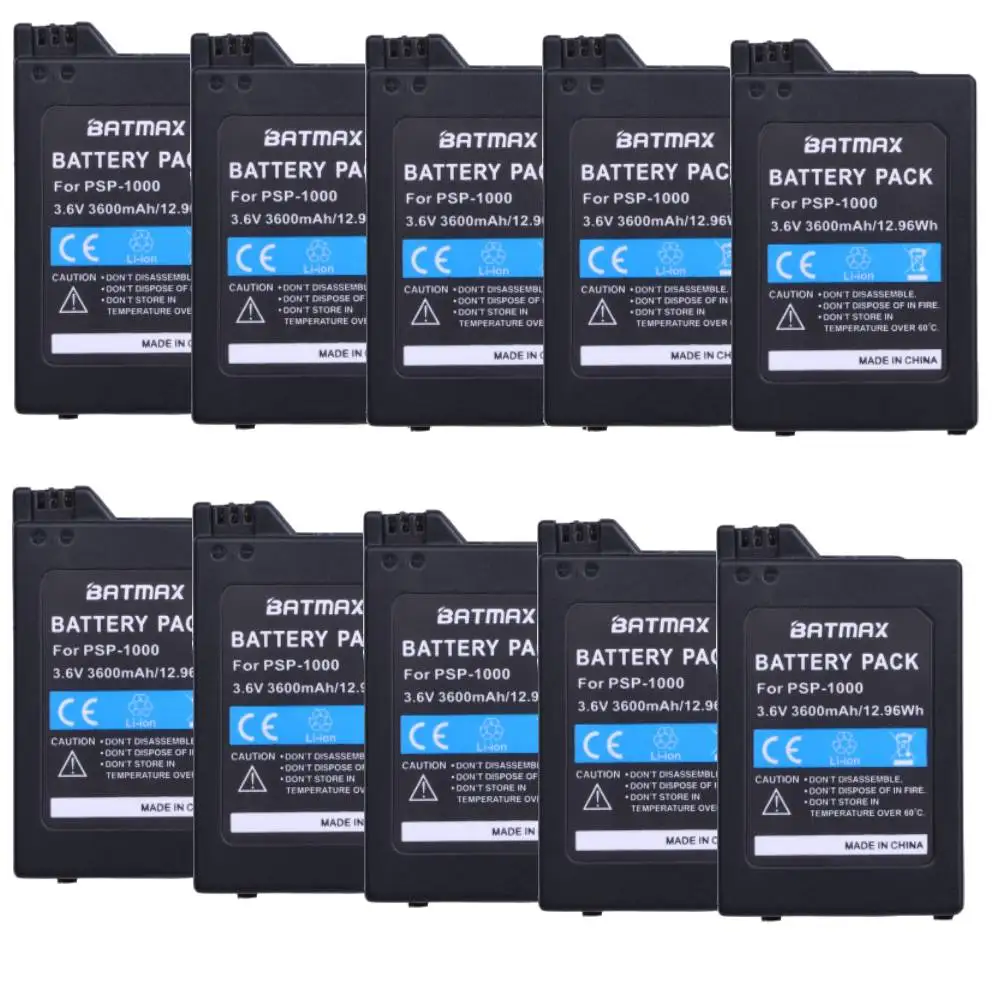 Batmax PSP-1000 Battery For Sony PSP1000 (1001,1002,1003,1004,1005,1006) PlayStation Portable Controller