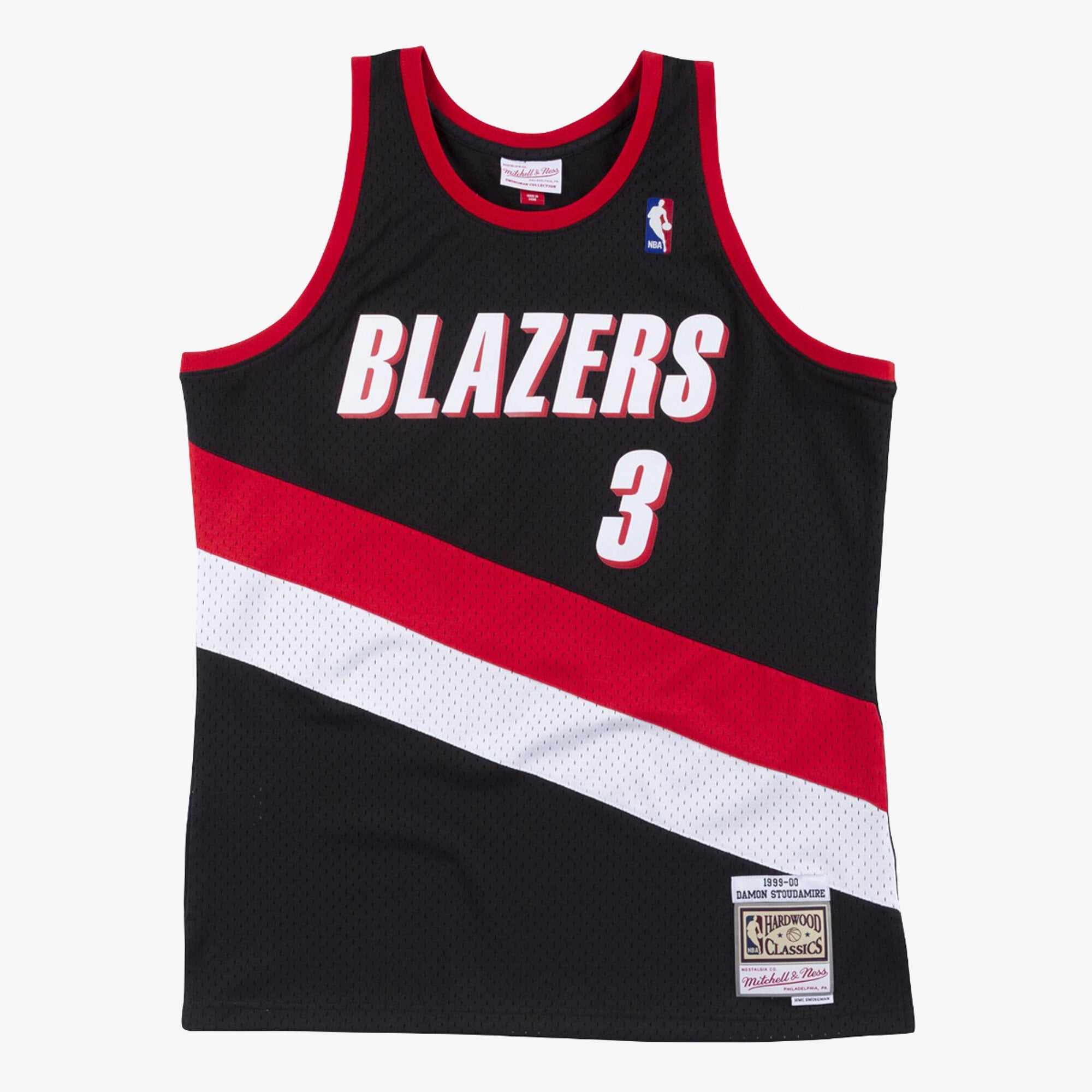 Mitchell des Portland Trail Blazers Maillot Swingman Mitchell & Ness (Royaume-Uni) Damon Stoudamire (1999-2000) - Homme Taille: S