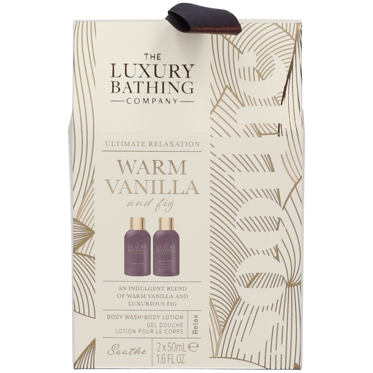 The Luxury Bathing Company Set Regalo Vaniglia Calda & Fico Gel Doccia