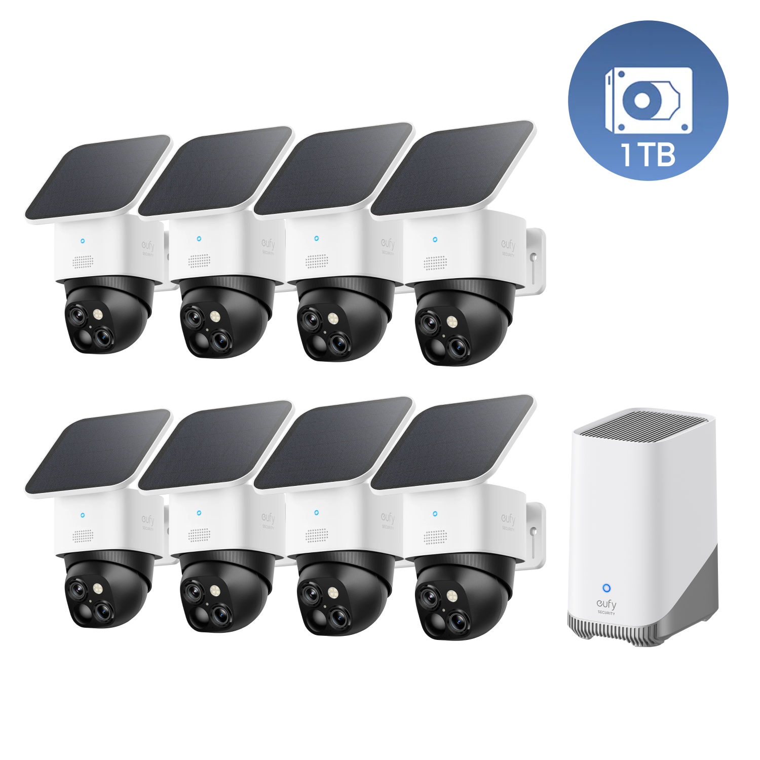 eufyCam Solo S340 (6er-Pack) mit HomeBase™ 3 Image
