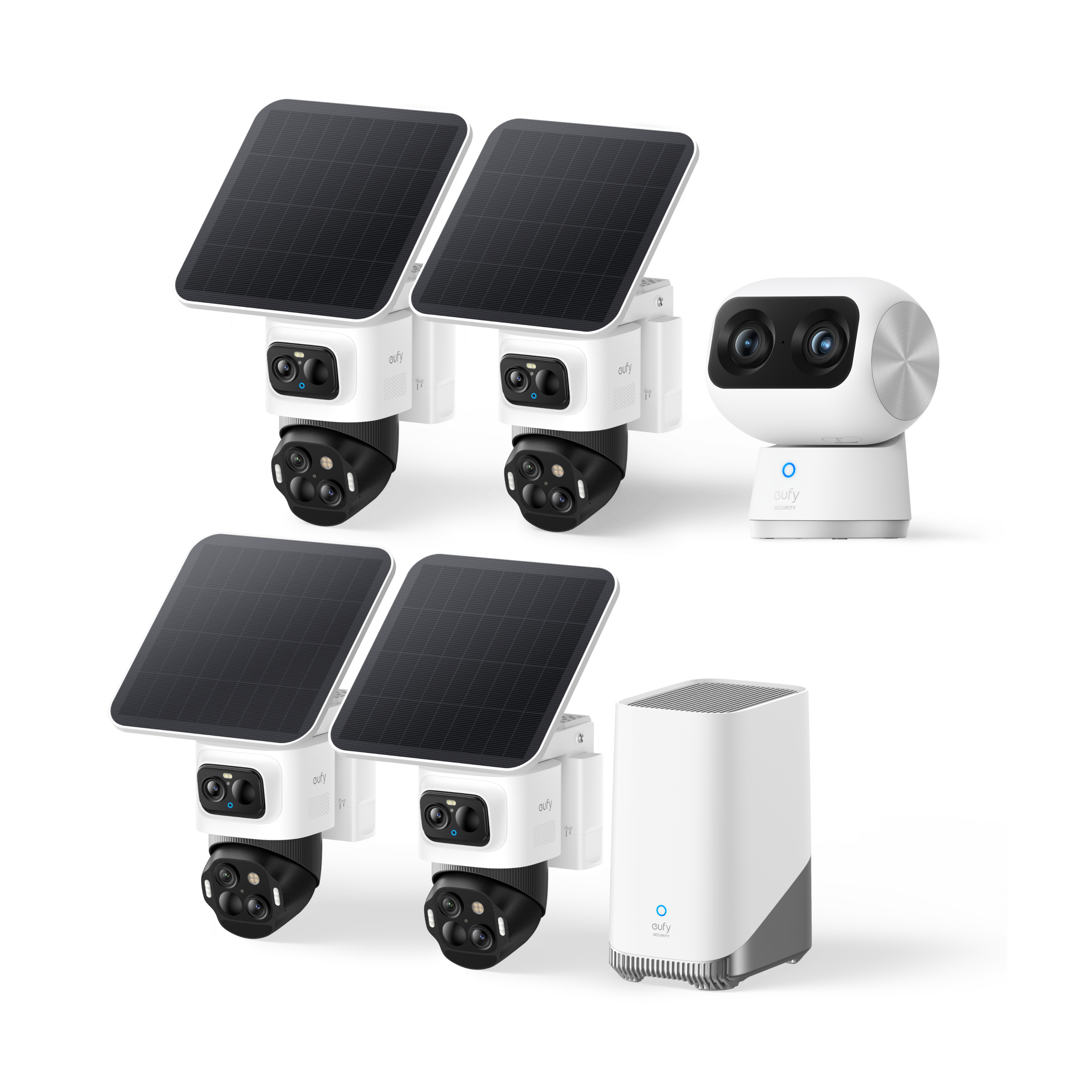 eufyCam S4 4-Cam Kit und Innenkamera S350 Image