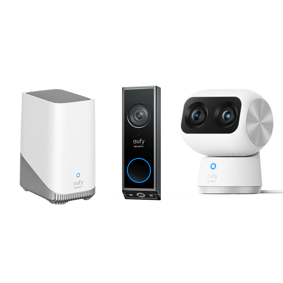 Anker eufy Türklingel mit Kamera E340 (Akkubetrieben), Innenkamera S350 und HomeBase™ 3 Image