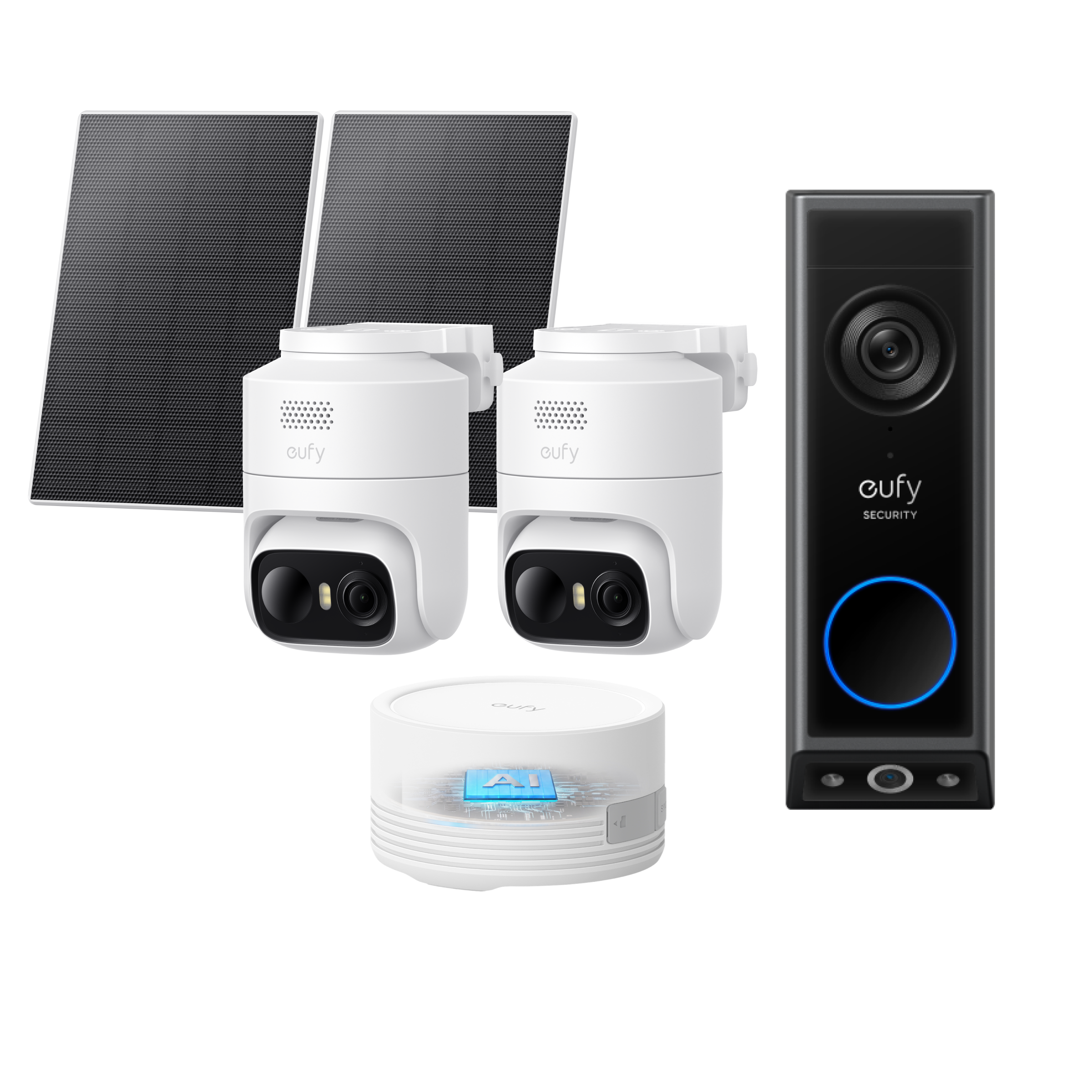 eufyCam C37 2-Kamera-Set, und Türklingel Kamera E340 Image