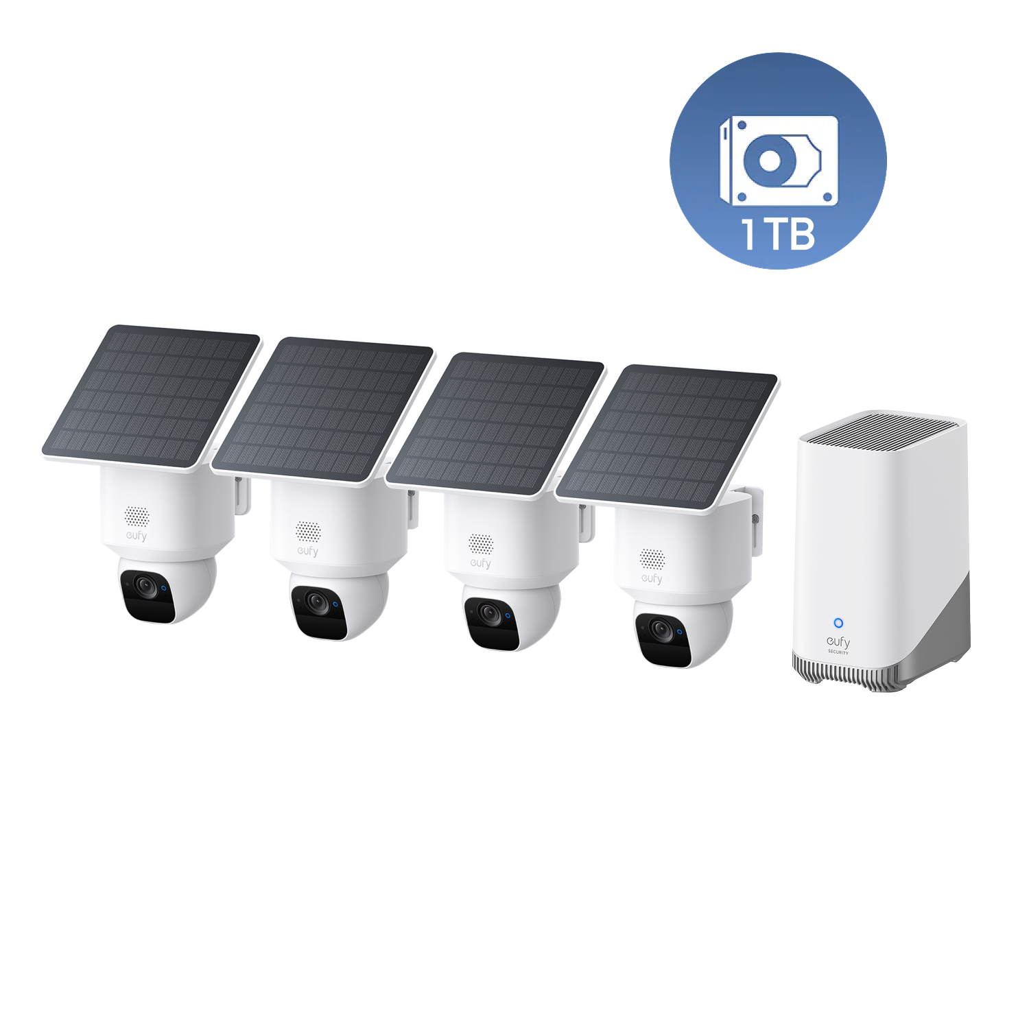 eufyCam E30 4-Cam kit mit 1TB Festplatte Image
