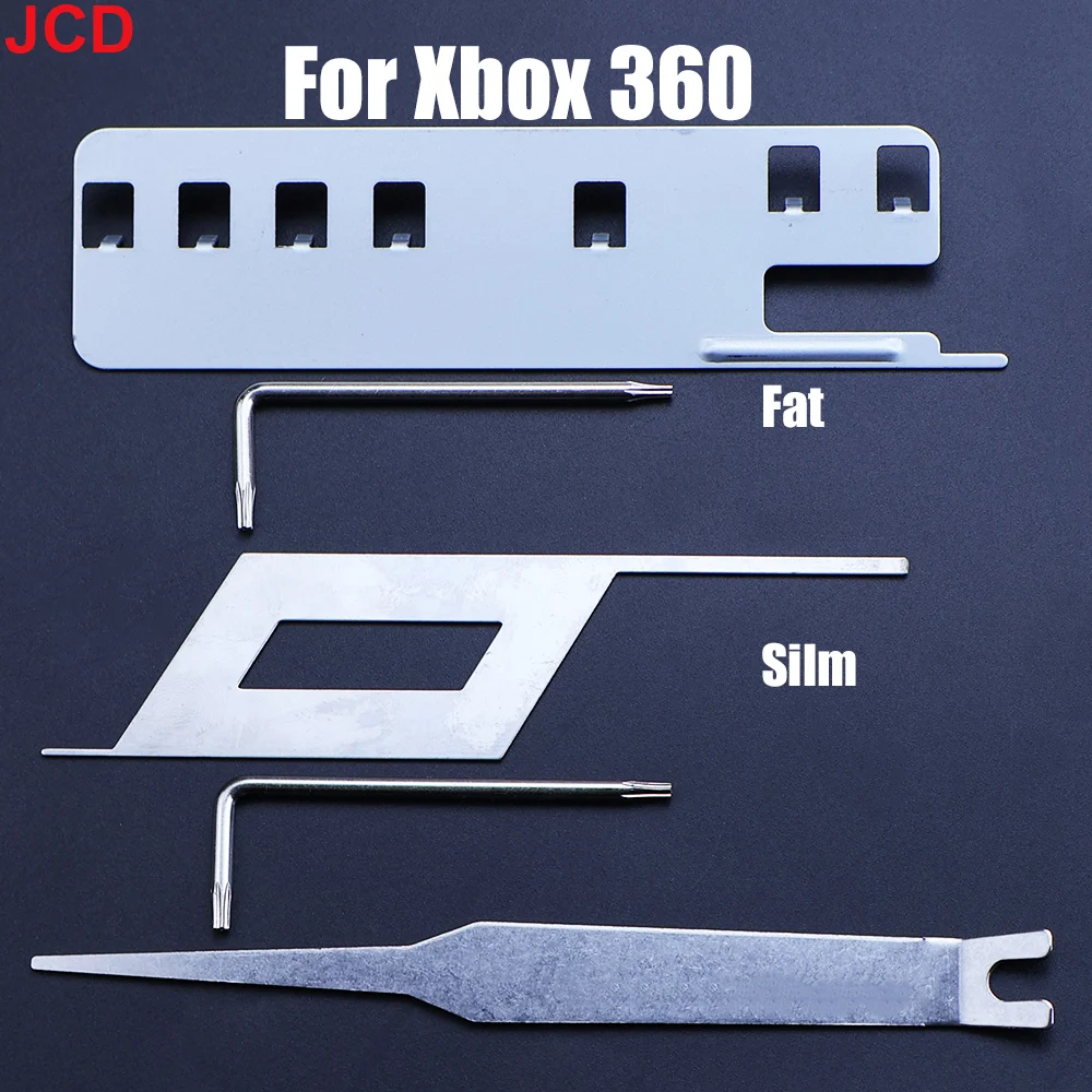 JCD For Xbox360 Console X-Clamp Removal Tool For Xbox 360 Slim Fat Console Host Shell Opening Tools Repair Disassemble Screw Kit