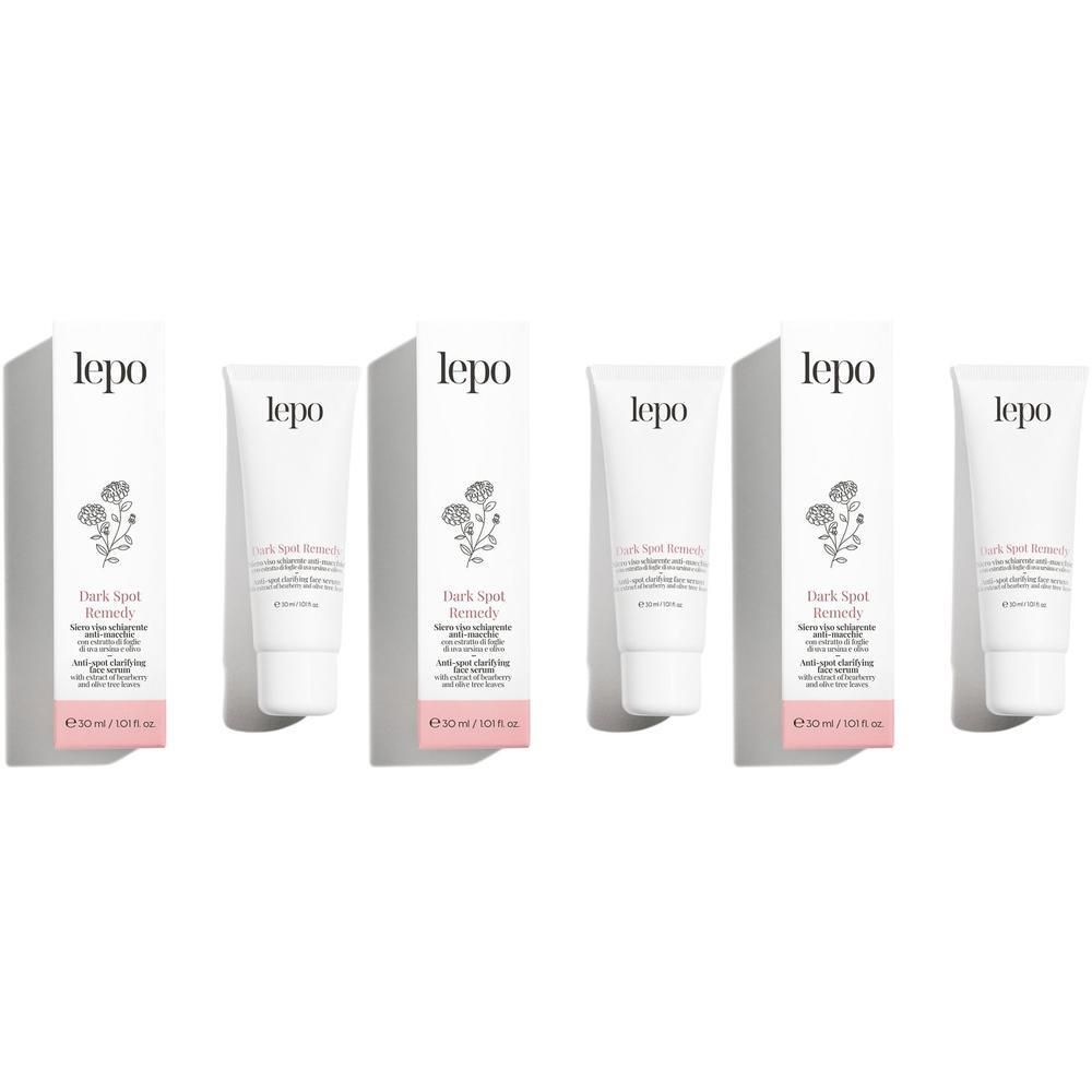 LEPO Dark Spot Remedy Siero viso schiarente anti-macchie 3x30 ml